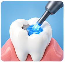 Step-by-step dental filling appointment process