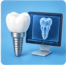 Dental implant consultation process with CBCT imaging