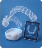 Invisalign consultation process with digital scanning